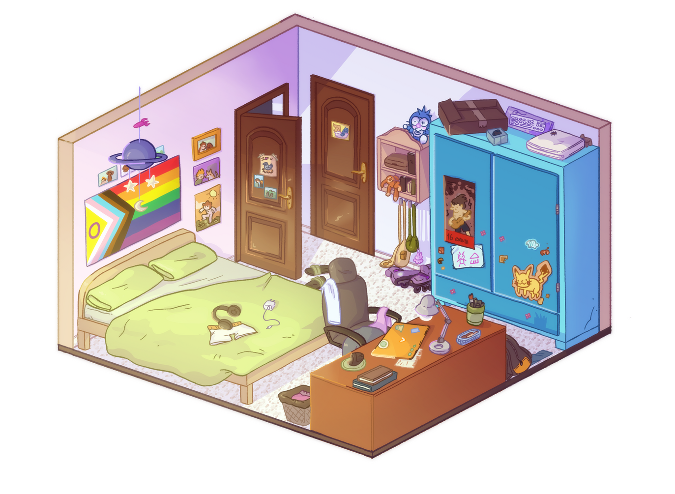 Javi's room from the project Yo, conmigo y Aloma Javi's room from the project Yo, conmigo y Aloma